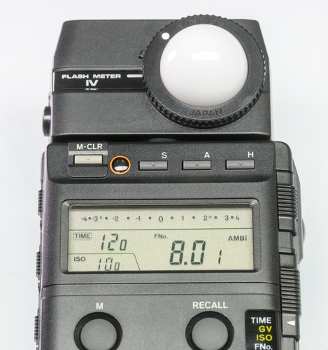 Minolta flash meter - flash, iv